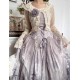 Cat Romance Cellophane Candy Wrapper Dotted Tulle and Velvet Cardigan(3rd Reservation/6 Colours/Full Payment Without Shipping)